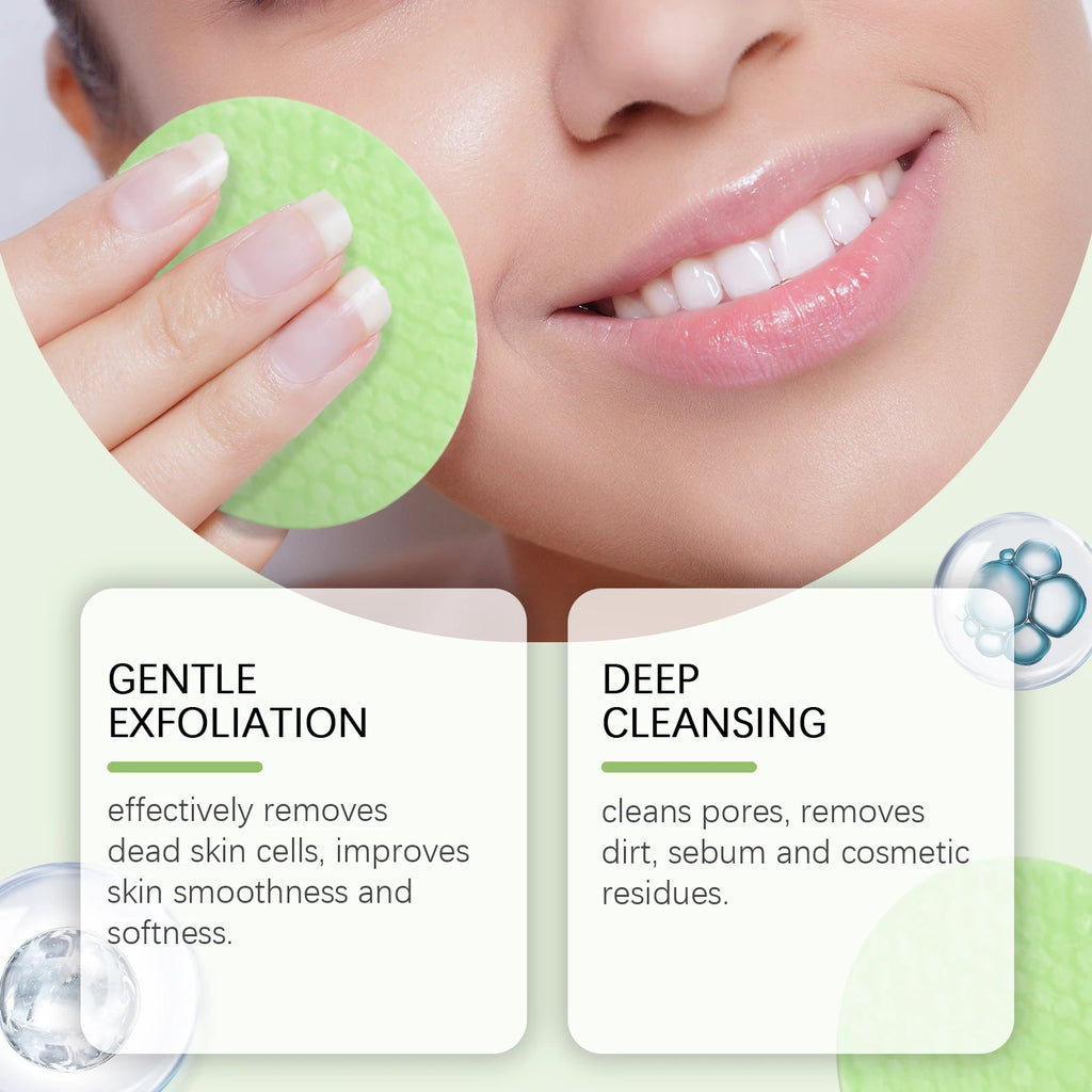 Hoygi Malic Acid Pore Cleansing Exfoliating Pads – 40 Pack Exfoliating Cleansing Pads Oasis Select