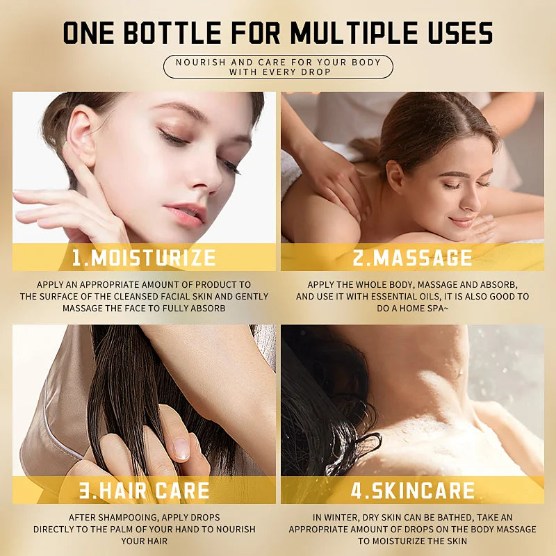 Multipurpose Body Massage Oil – Moisturizing Hair & Face Care Multipurpose Body Oil Oasis Select