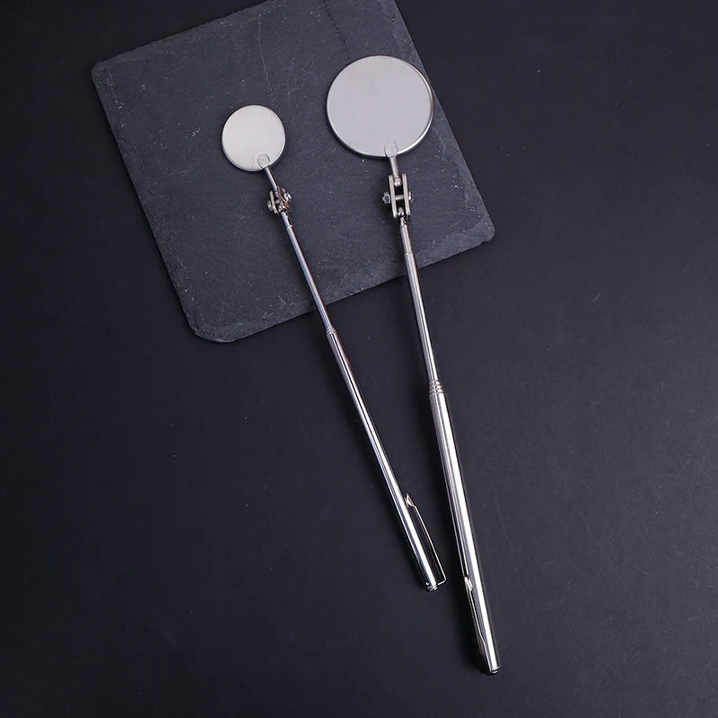 Portable 30/50MM Car Angle Observation Pen Car Telescopic Detection Lens Inspection Round Mirrorcar Inspection Mirror Oasis Select