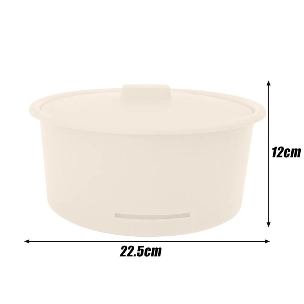 Stackable Bean Sprout Nursery Pots Ventilated Split Sprouting Tray Efficient Soilless Cultivation Pot Oasis Select White-L