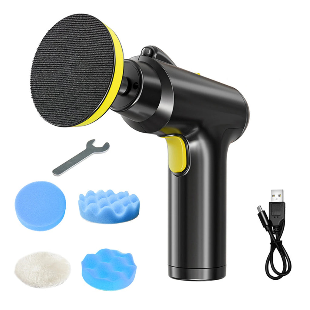 Cordless Car Polisher – 3-Speed Wireless Waxing & Buffing Tool