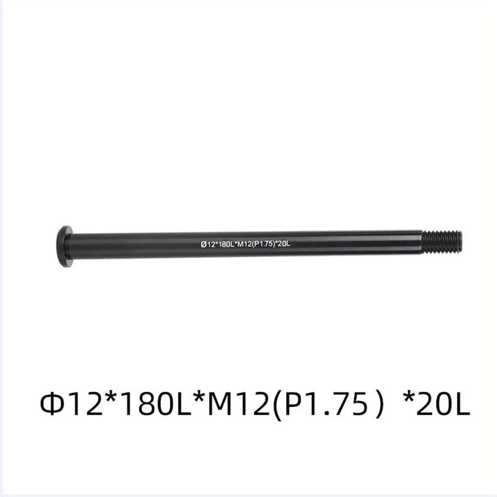 Bicycle Front Hubs Tube Shaft MTB Road Bike Quick Release Thru Axle Skewers For Replacement Front/Rear Thru Axle M15 /M12 Oasis Select 12x180LxM12 (P1.75)x