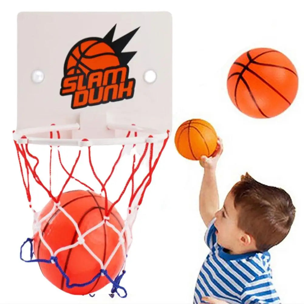Mini Suction Cup Basketball Hoop Set – Indoor Game, 2 Balls