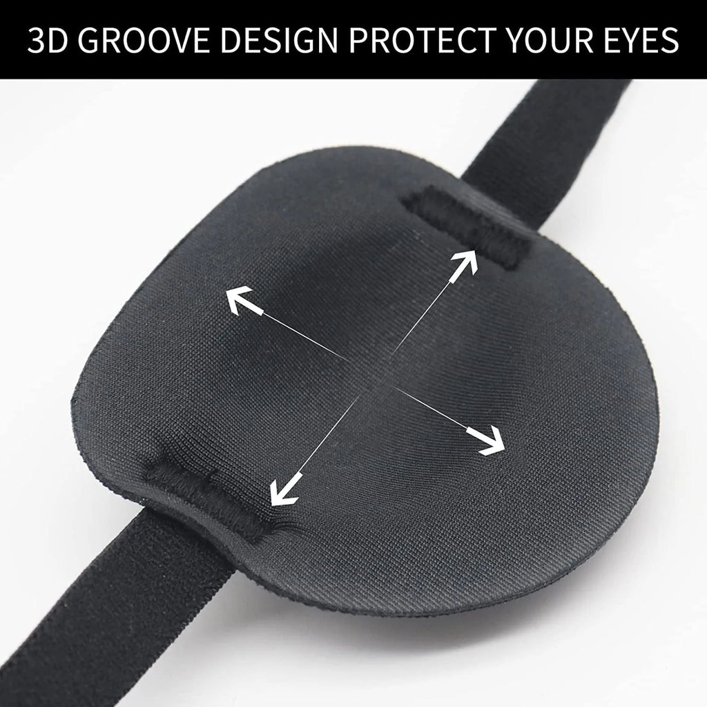 1 Pcs Eye Patch Eye Patches For Adults Adjustable Soft Amblyopia Lazy Eye Patches For Left Or Right Eyes, For Adults And Kids Oasis Select