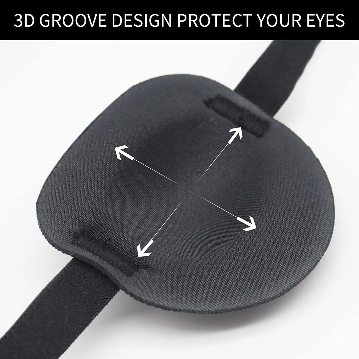 1 Pcs Eye Patch Eye Patches For Adults Adjustable Soft Amblyopia Lazy Eye Patches For Left Or Right Eyes, For Adults And Kids Oasis Select