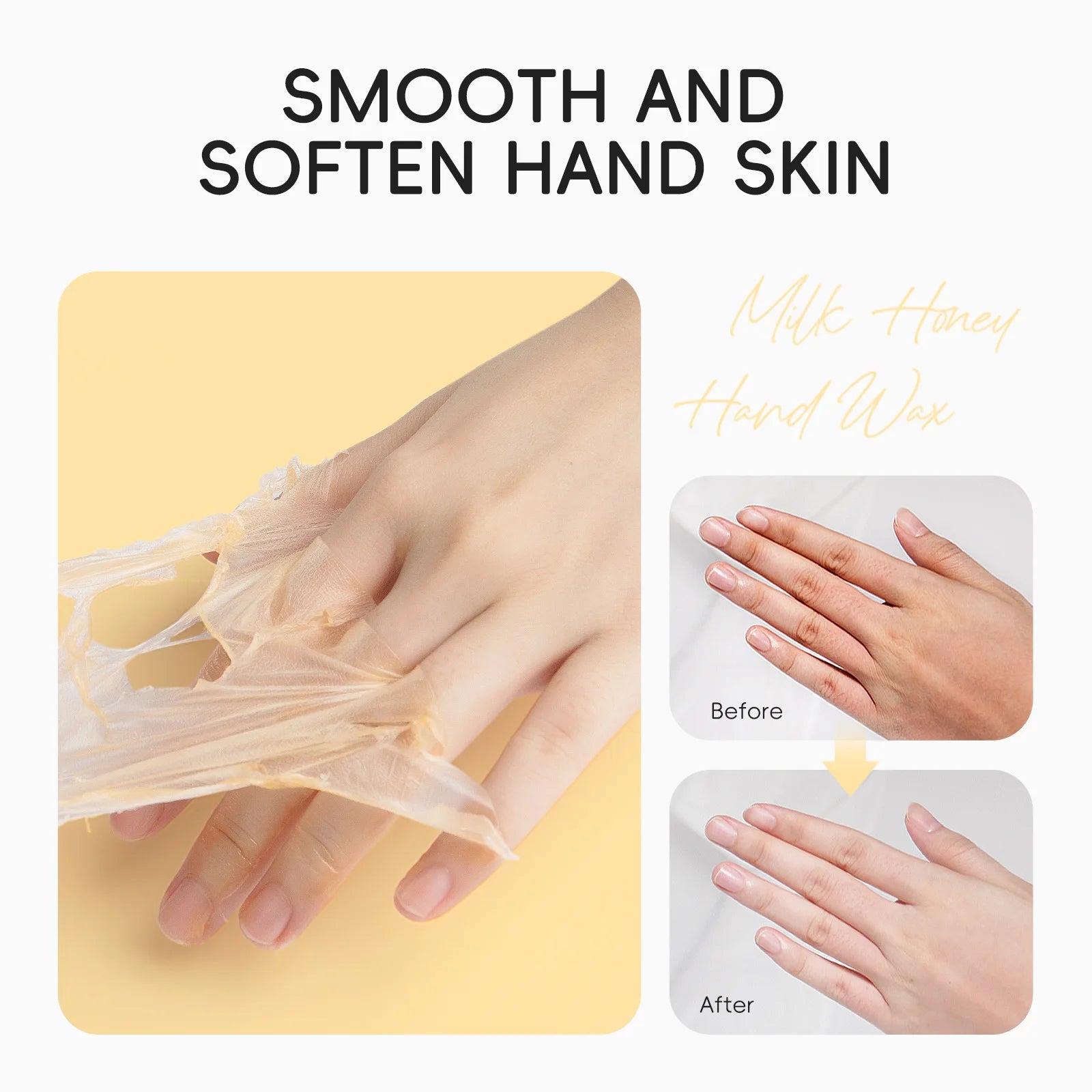 LAIKOU Honey Hand Wax Exfoliating Moisturizing Peeling Mask 50g Hand Exfoliating Mask Oasis Select