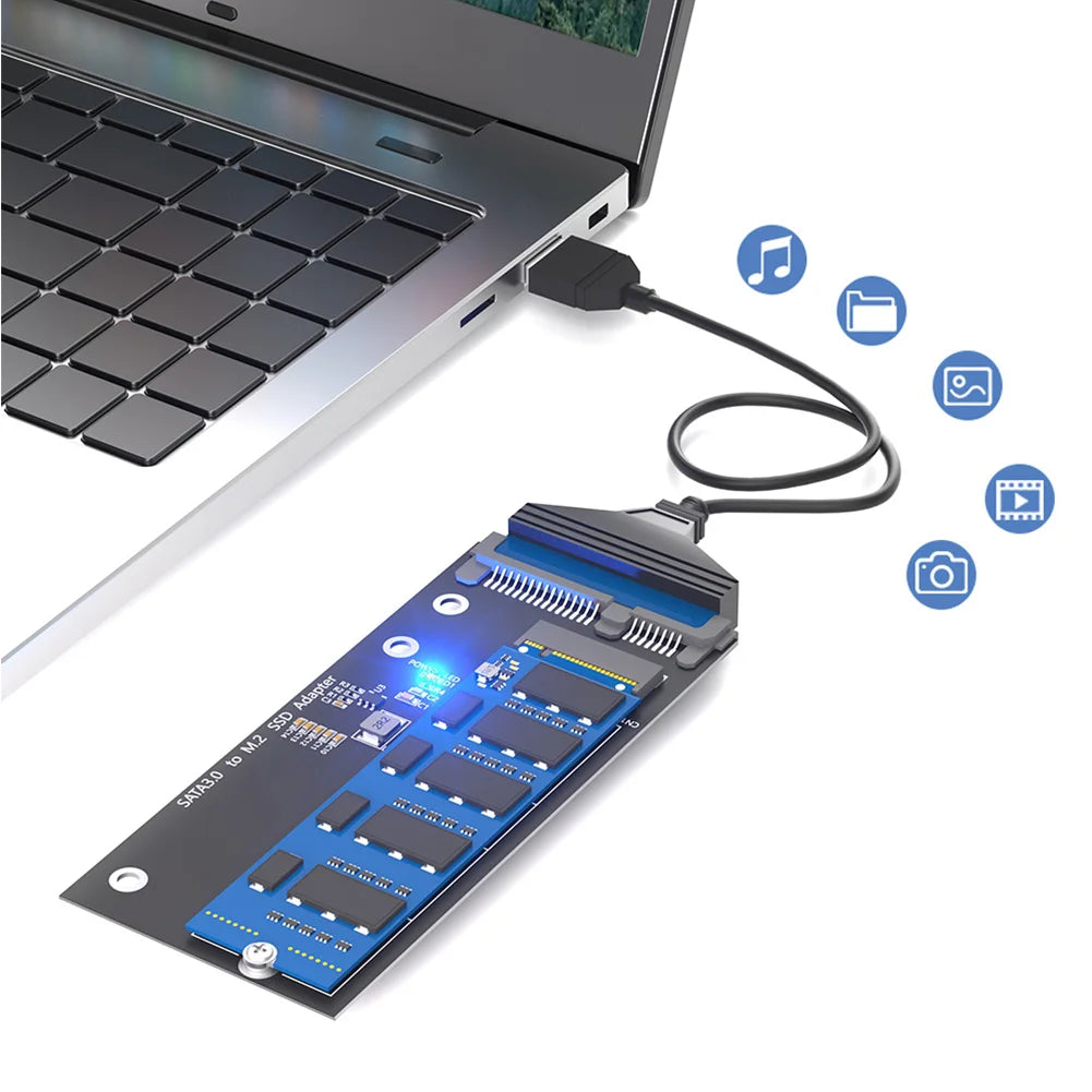 M.2 NGFF to SATA Adapter – B Key & B+M Key SSD Converter