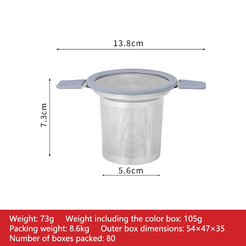 Stainless Steel Tea Infuser with Handle Fine Mesh Loose Leaf Tea Diffuser Hanging Design for Teapots And Mugs Oasis Select A3