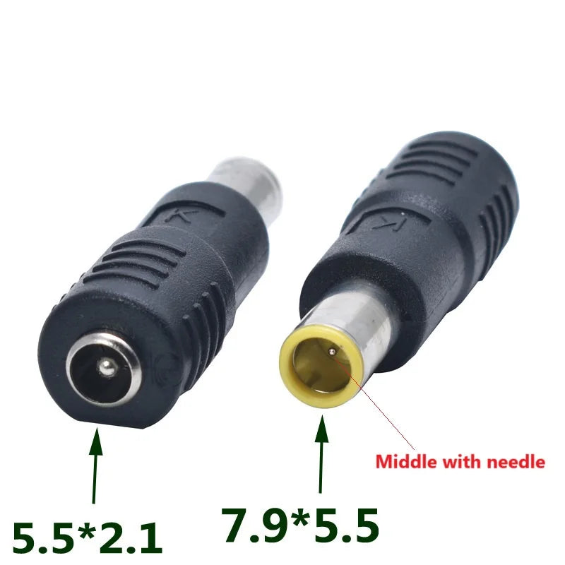 DC 5.5x2.1mm Female Jack Connectors to DC 4.0*1.7mm 3.5*1.35mm 4.8*1.7mm 7.9*5.5mm 6.3*3.0mm Male Plug Power Adapter Connector Oasis Select 7.9x5.5 to 5.5x2.1 1 PCS