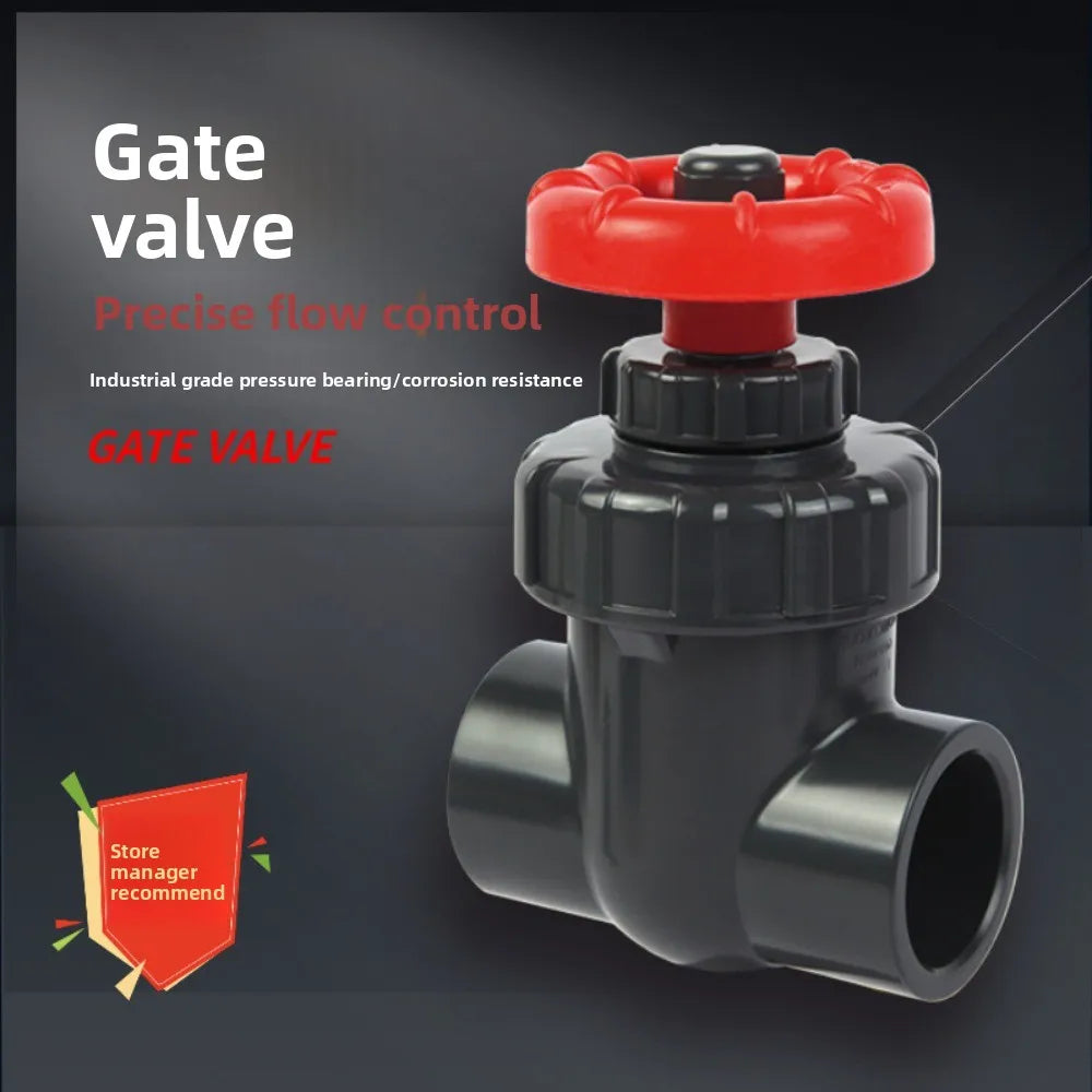 20/25/32/40/50/63mm Hi-quality UPVC Gate Valve Garden Irrigation Aquarium Accessories Precision Flow Control PVC Sluice Valve Oasis Select