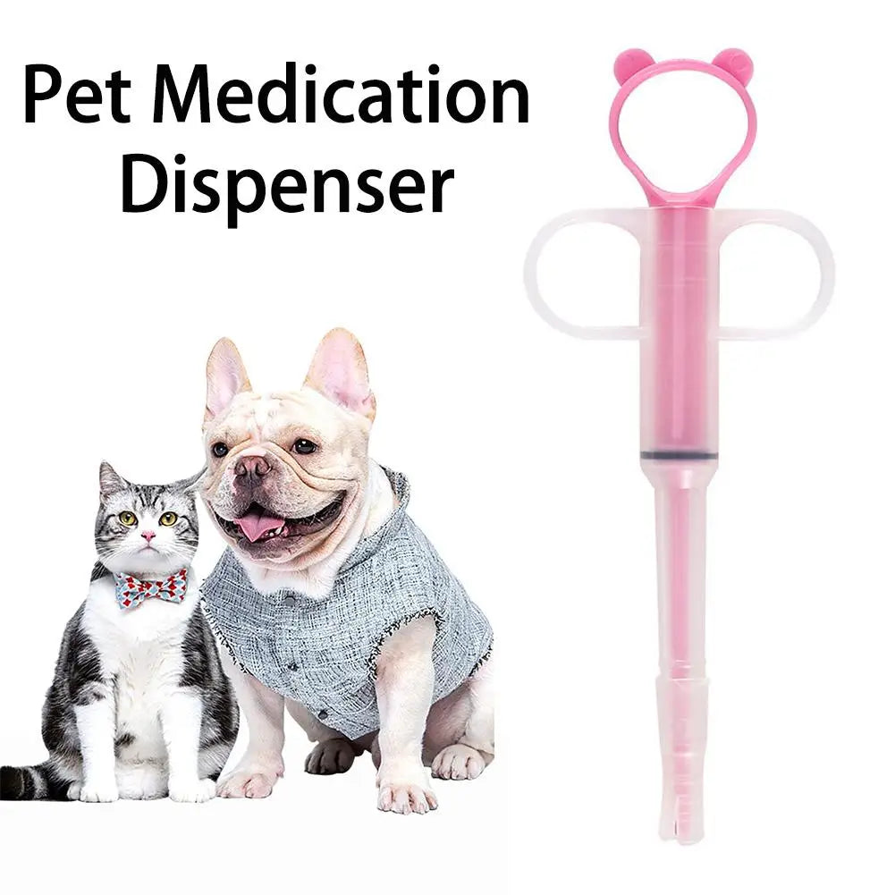 Pet Medication Dispenser Oral Syringe for Cats & Dogs