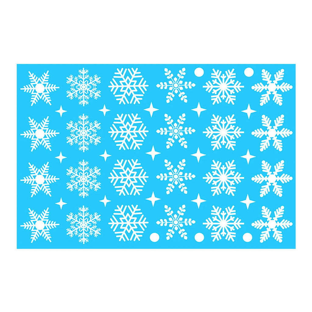 Christmas Electrostatic Window Stickers – Santa & Reindeer Holiday Window Clings Oasis Select E 20 30CM