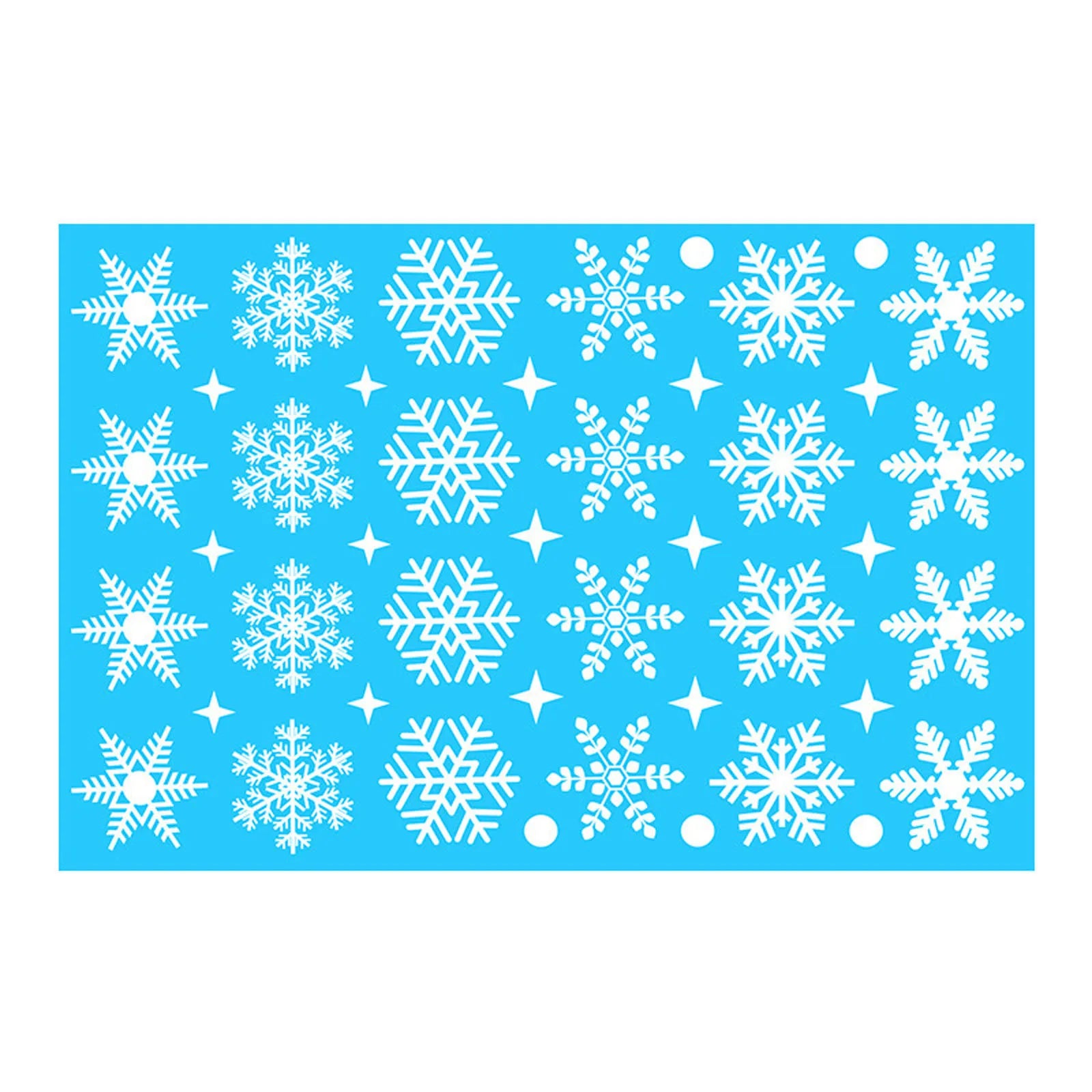 Christmas Electrostatic Window Stickers – Santa & Reindeer Holiday Window Clings Oasis Select E 20 30CM