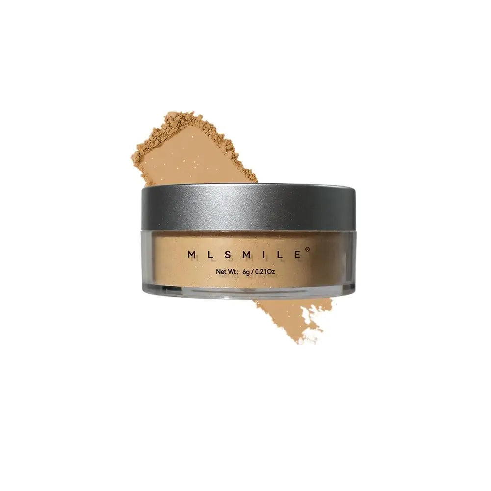 Pearl Matte Loose Powder 6g - Long Lasting Oil Control Setting Powder Shimmer Body Highlighter Face Contour Makeup Oasis Select 03