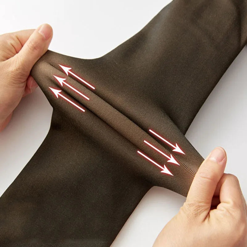 Thermal Stockings Woman Fleece Tights Sexy Winter Warm Pantyhose Translucent Slim Thicken Tights Elastic Velvet Pantyhose Thin Oasis Select