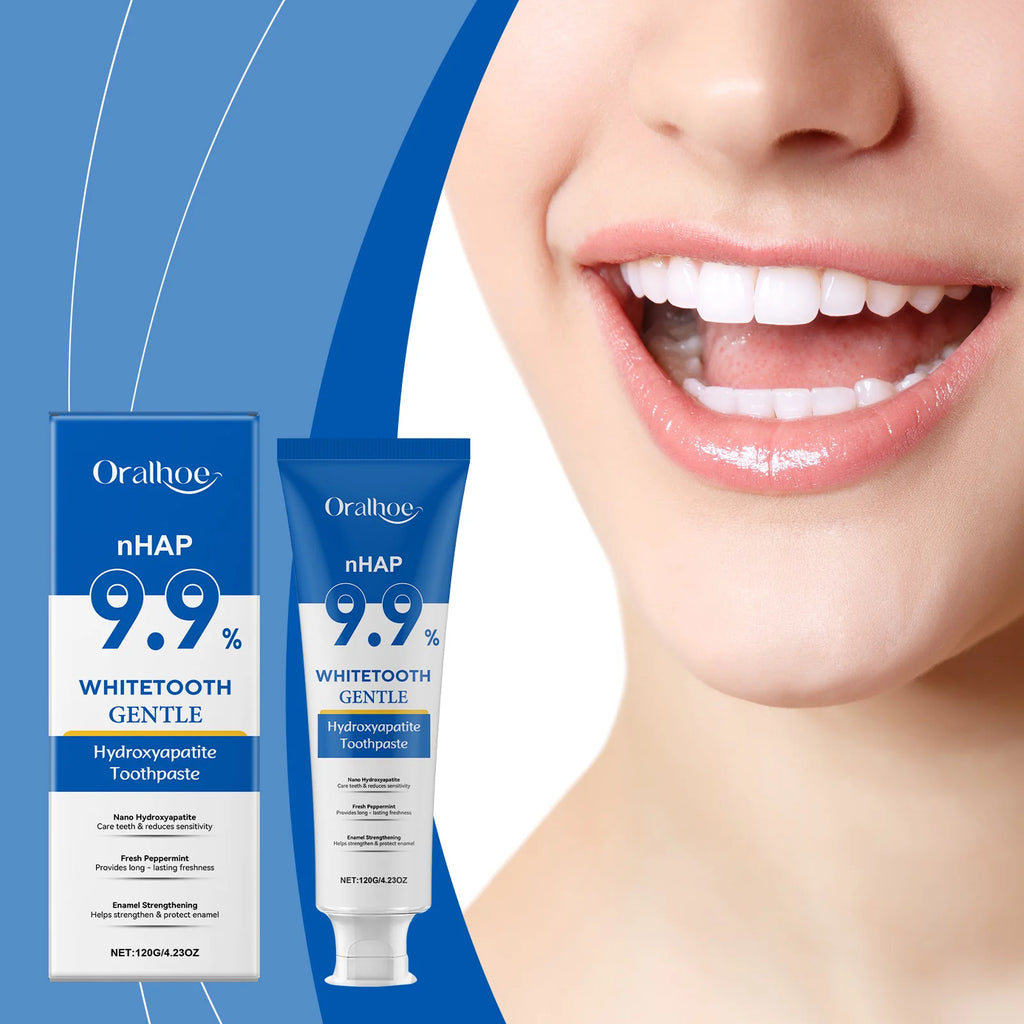 Hydroxyapatite Toothpaste Enamel Repair Teeth Stains Cleansing Bad Breath Removal Dental Birghtening Preventing Periodontitis Oasis Select