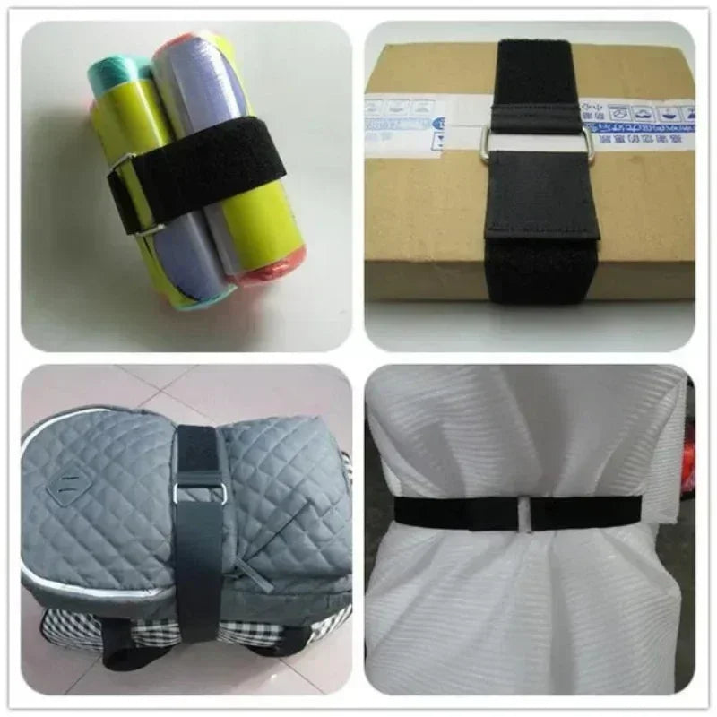 50mm Width Nylon Velcro Cargo Straps Heavy Duty Luggage Lashing Straps For Motorcycle Car Outdoor Camping Travel Accessories Oasis Select