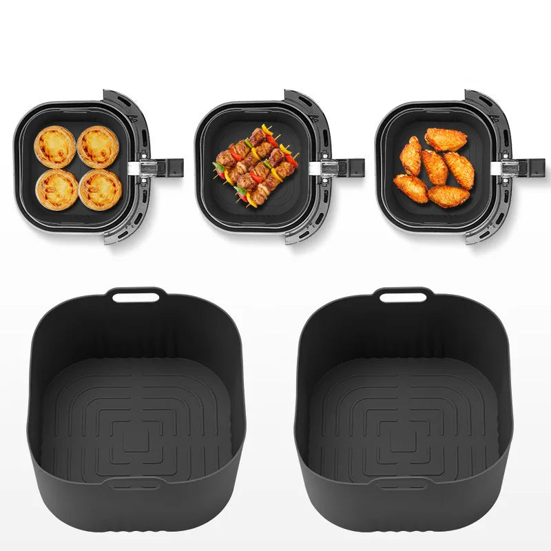 Non-Stick Silicone Air Fryer Mat – Reusable Heat-Resistant Liner