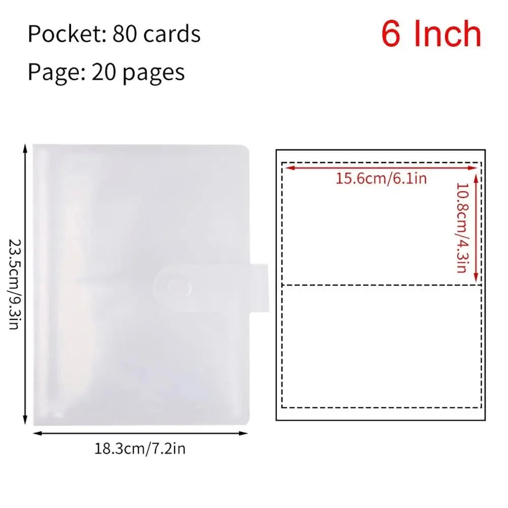 Photo album with 80/160 slots, Polaroid card holder, 3-7 inch jewelry storage card holder, idol star photo collection. Oasis Select 6 Inch-80 Cards