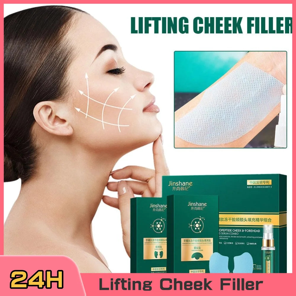 Eelhoe Collagen Facial Filling Patches & Essence – Fade Fine Lines Collagen Face Patches Oasis Select 1set