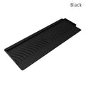 Durable Silicone Sink Splash Guard Sucker Can Be Cropped Sink Edge Protector Non-Slip Oil-Proof Drainage Mat Bathroom Oasis Select Black
