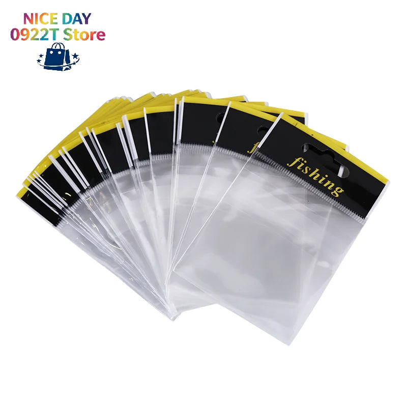 100Pcs Small Fish Hook Bags Fishing Accessories Bag Fishing Bag For Fishing Shop@#X Oasis Select