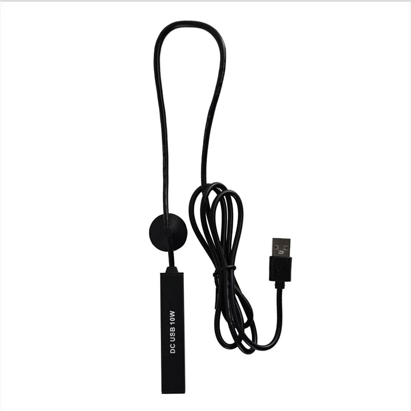 1PC 75mm Aquarium Heater,USB Square Metal Mini Heating Rod,Fish Tank Water Heater,Convenient Aquarium Accessories Oasis Select