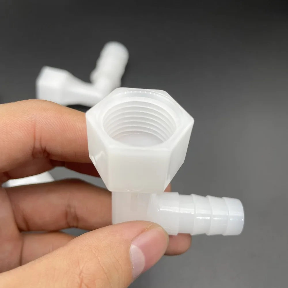 4~20mm PP Elbow Connectors Aquarium Tank Fittings Air Pump Aerator Pagoda Joint Garden Irrigation Medical Hose Joints Oasis Select