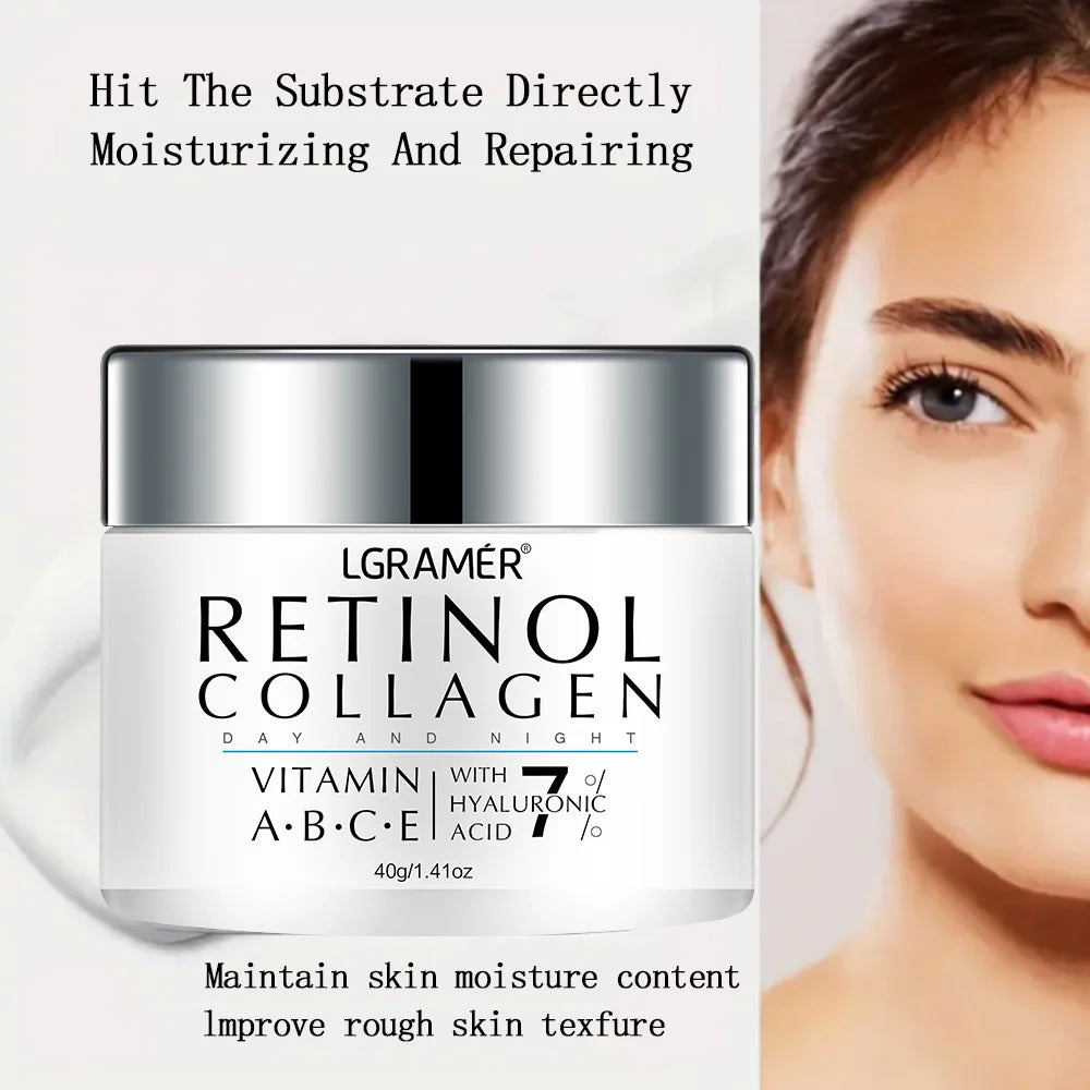Retinol Wrinkle Remover Face Cream Firming Lifting Anti Aging Fade Fine Lines Moisturizing Whitening Repair Skin Care Cosmetics Oasis Select