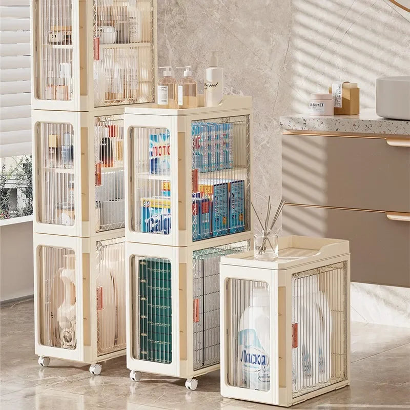 Multi-functional Household crevice storage rack crevice storage cabinet bathroom drawer seam locker bathroom shelf Oasis Select