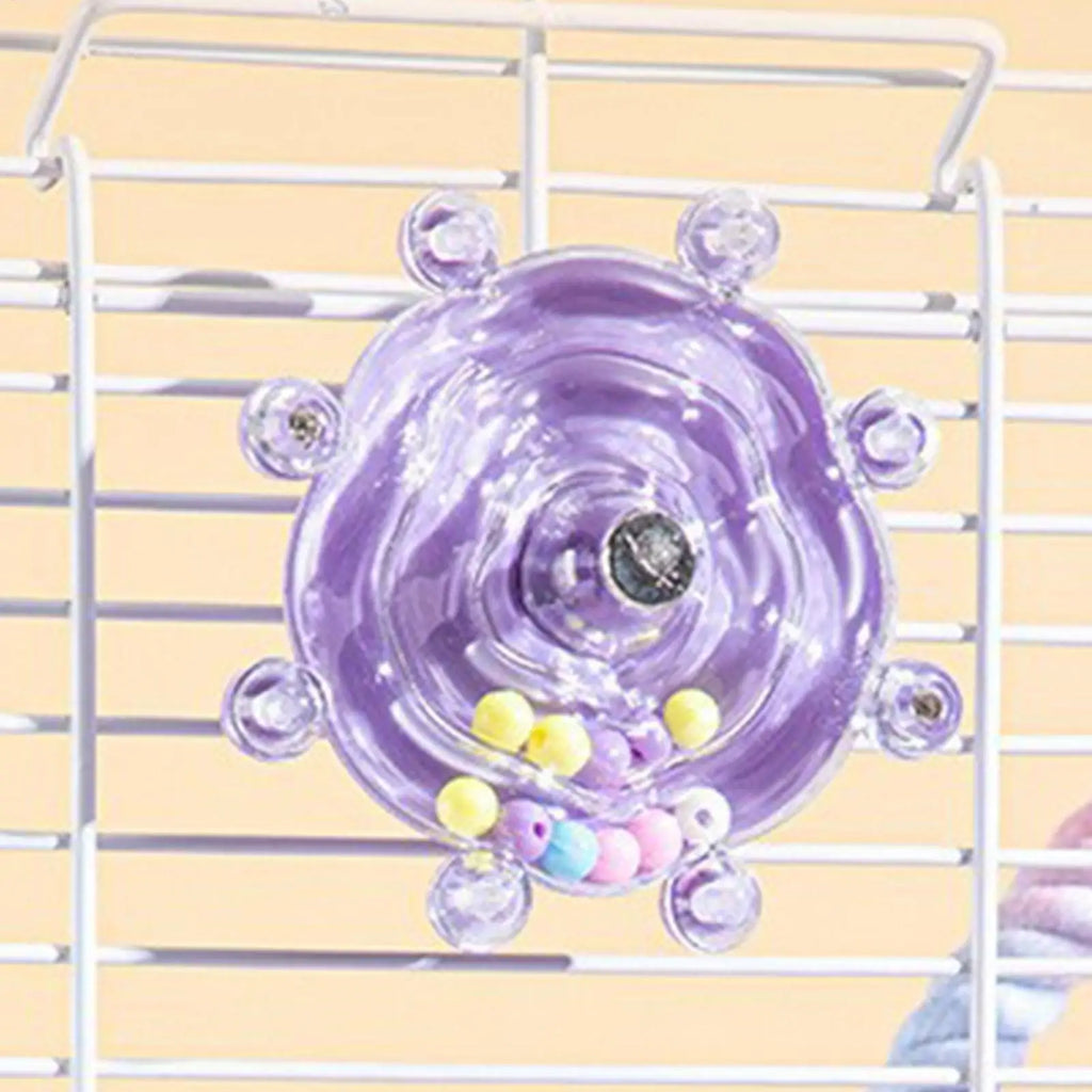 Bird Toys Interactive Parrot Toy Bird Cage Toy for Parrots Rotating Treat Dispenser, for Mental Stimulation Entertainment Oasis Select