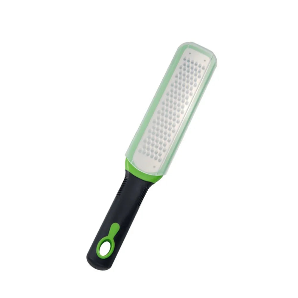 304 Stainless Steel Zester with Handle Sharp Kitchen Utensils Convenient with Protective Cover Fruit and Vegetable Grater Oasis Select Medium pores