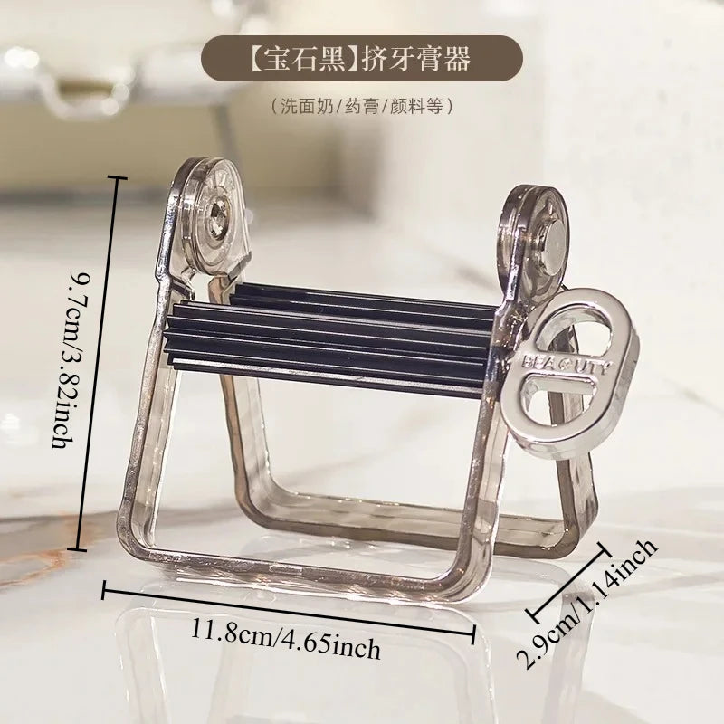 1pcs Rolling Tube Squeezer Toothpaste Dispenser Holder Multi-Purpose Cosmetic Cream Squeezer for Bathroom Makeup Organize Oasis Select