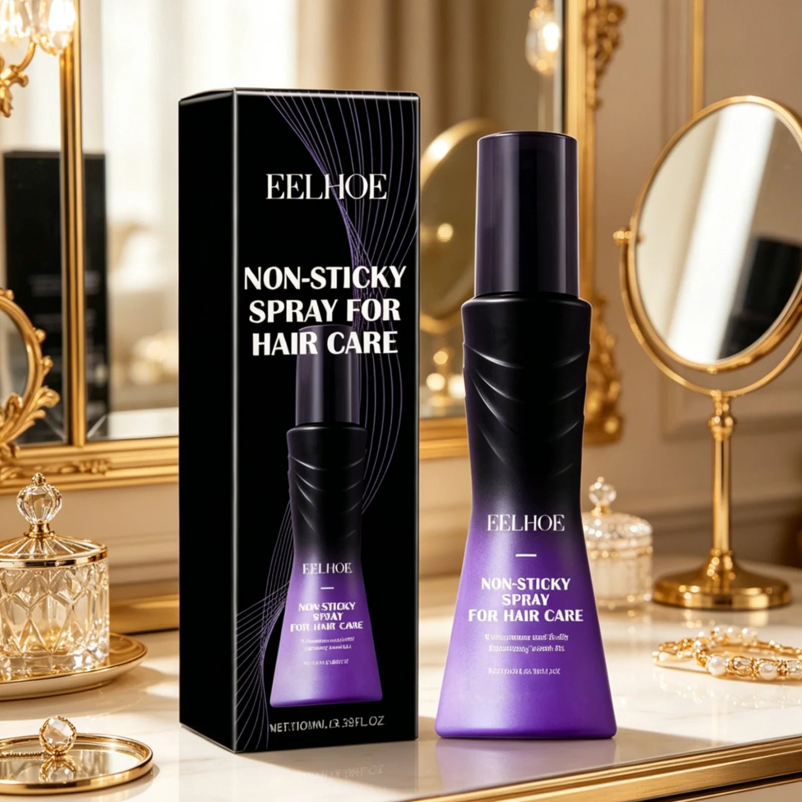 EELHOE Hair Care Spray Deep Nourishment Long Lasting Fragrance Refreshing Non Sticky Gentle Formula Volumizing Hair Spray 100ml Oasis Select