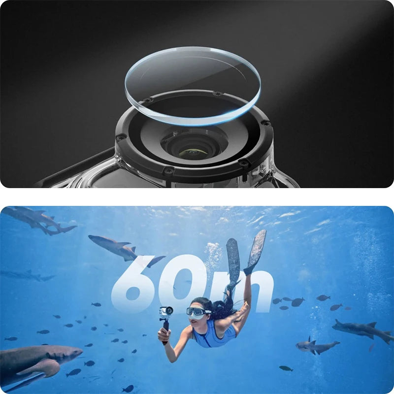 60m Waterproof Case Insta360 GO 3S Underwater Diving Housing Oasis Select