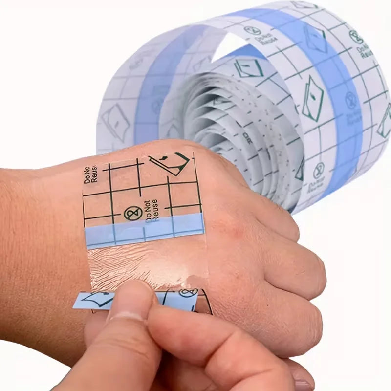 1 Roll Security labor protection finger cover, transparent self-adhesive finger cover, finger wrapping tape, PU waterproof tape Oasis Select