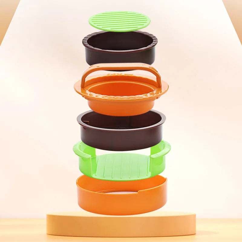 Amazon's Best-selling Round Burger Making Tool Meat Press Patty Press Combination Meat Press Kitchen Gadget Oasis Select