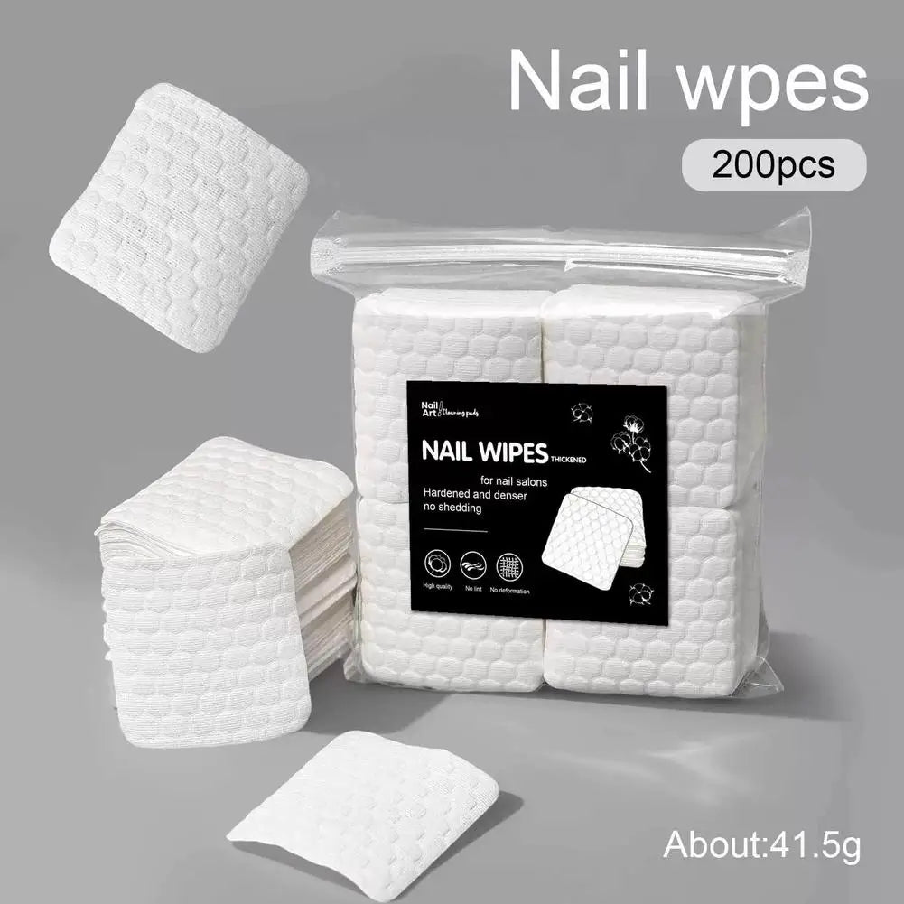 Lint-Free Nail Polish Remover Wipes – 200/500 Pcs Salon Pads Nail Wipes Oasis Select