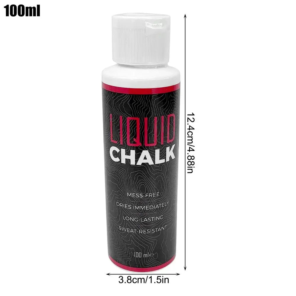 Liquid Chalk Sports Magnesium Powder Grip Anti Slip Grip Lifting Cream For Fitness Weight Lifting Climbing Gym Sports Chalk Oasis Select White 100ml