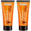 Capsaicin Care Joint Cream for Targeted Relief & Moisturizing with Glucosamine & Vitamin C. Oasis Select Orange 60g