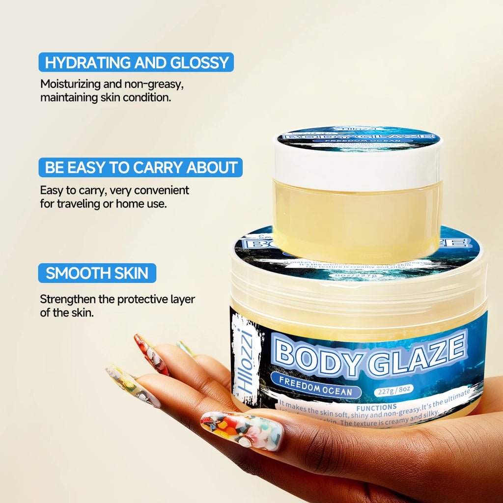 Body glaze moisturizes, protects, and repairs the skin Create a more even-looking skin tone Brighten and smooth Oasis Select