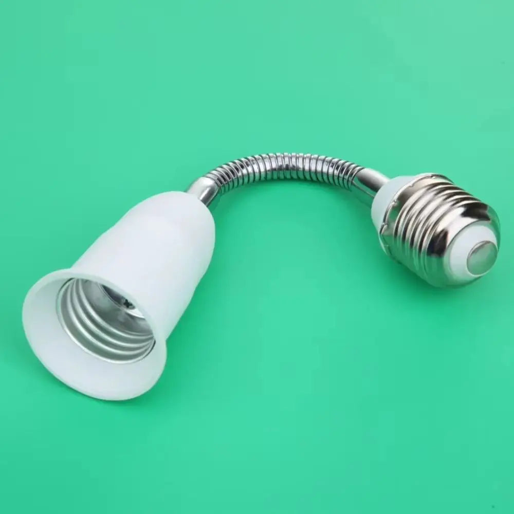 20/30/40/60cm LED Bulb Extension Tube Flexible E27 To E27 Bulb Conversion Lengthen Threaded Lamp Holder Adapter Home Oasis Select