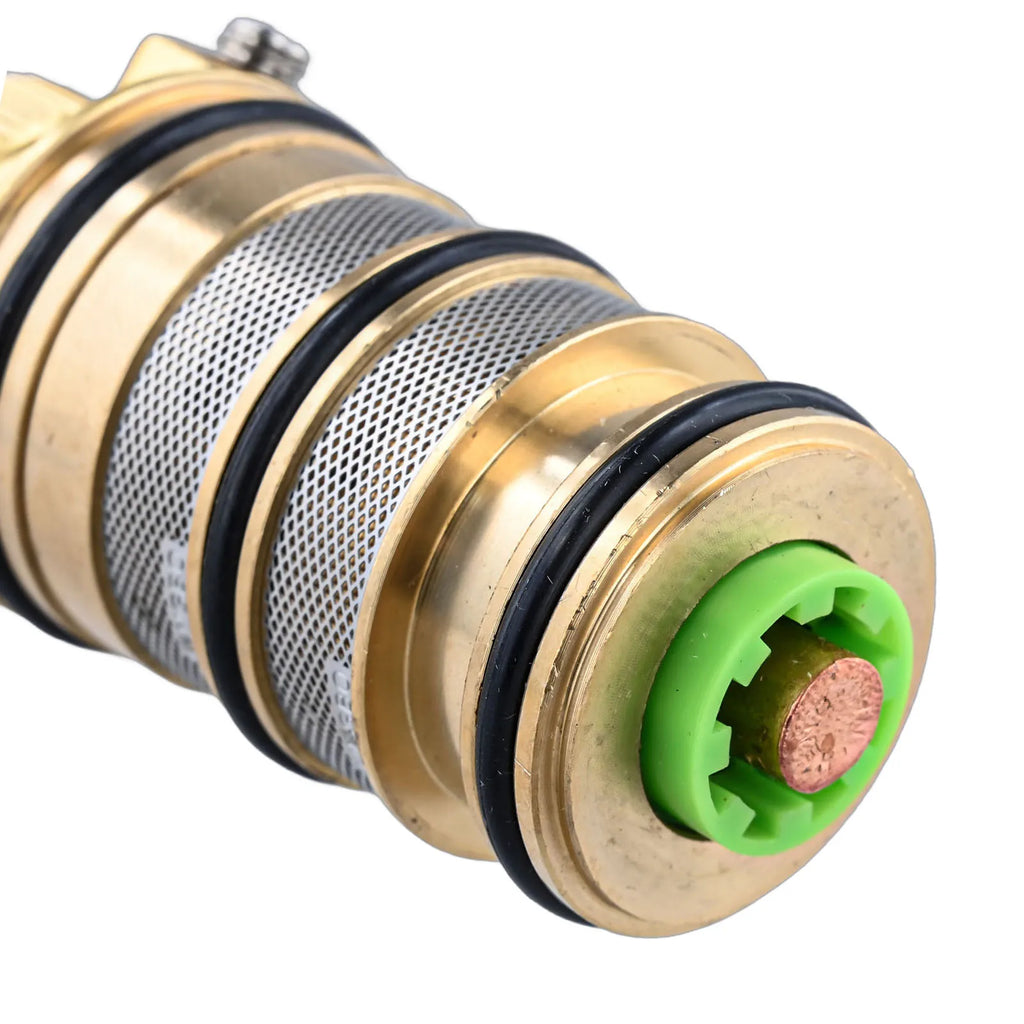 Exceptional Quality Thermostatic Valve Faucet Built-in Thermostats Safety Override Knob Solid Brass Construction Oasis Select