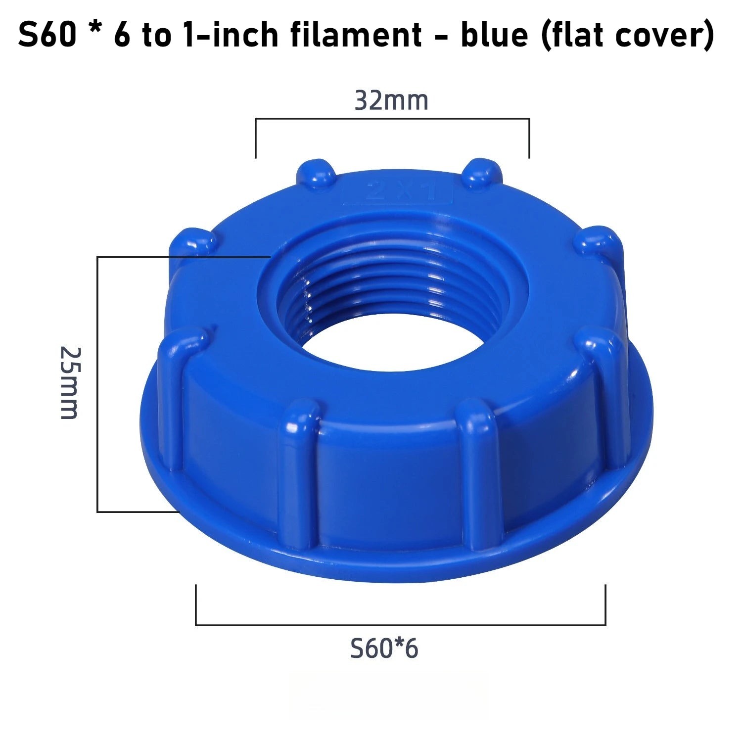 Valve 1000 Liter IBC Ton Barrel Accessories Variable Diameter Joint 4 Minutes 6 Minutes 1 Inch Internal Thread Straight Joint Oasis Select S60X6 to 1 inch D 1pcs
