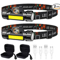 POCKETMAN COB LED Headlamp 300LM USB Rechargeable IPX4
