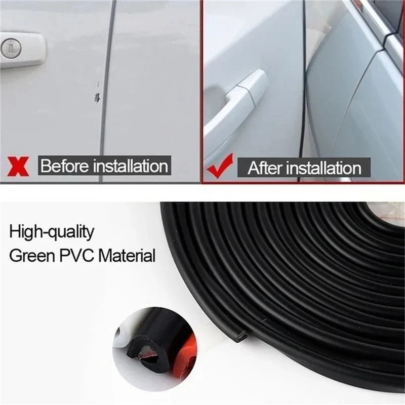1/2/3pcs Door Anti-Collision Strip Car Door Border Scratching Anti-Collision Hood Protection Strip Door For General Purpose Oasis Select