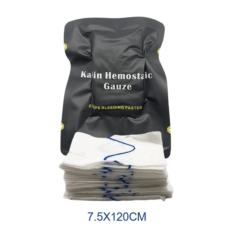 Hemostatic Kaolin Gauze Combat Emergency For Tactical Military First Aid Kit Medical Wound Dressing Oasis Select MR-04