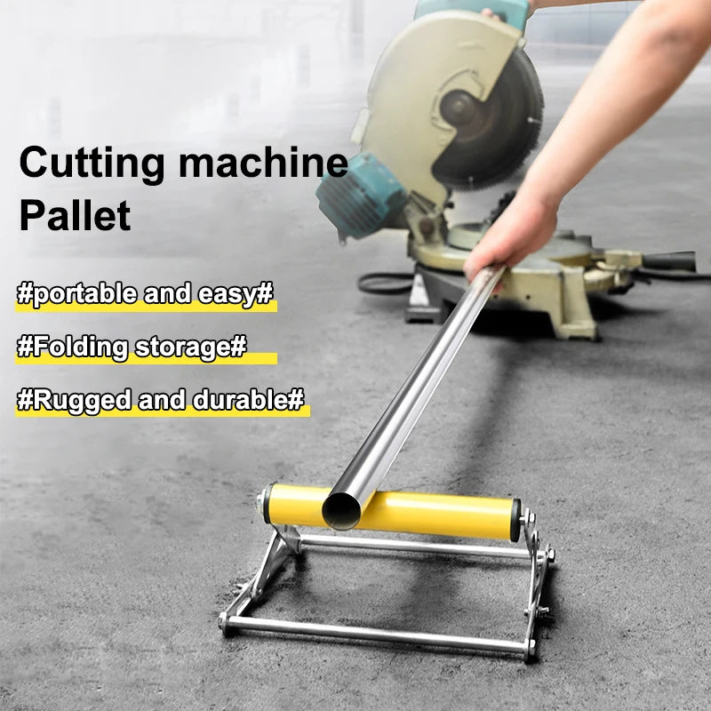 Multifunctional Cutting Machine Material Rack Miter Saw Roller Support Stand Adjustable Foldable Auxiliary Support Bracket Oasis Select