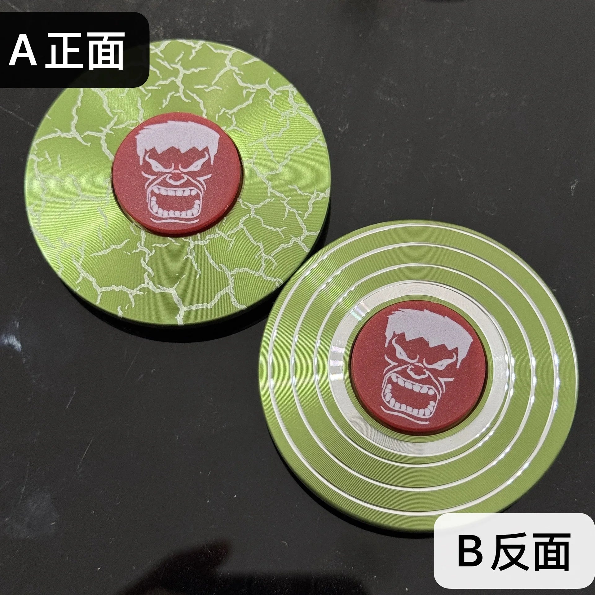 Finger Spinner Shield Aluminum Alloy Fidget Stress Relief Toy