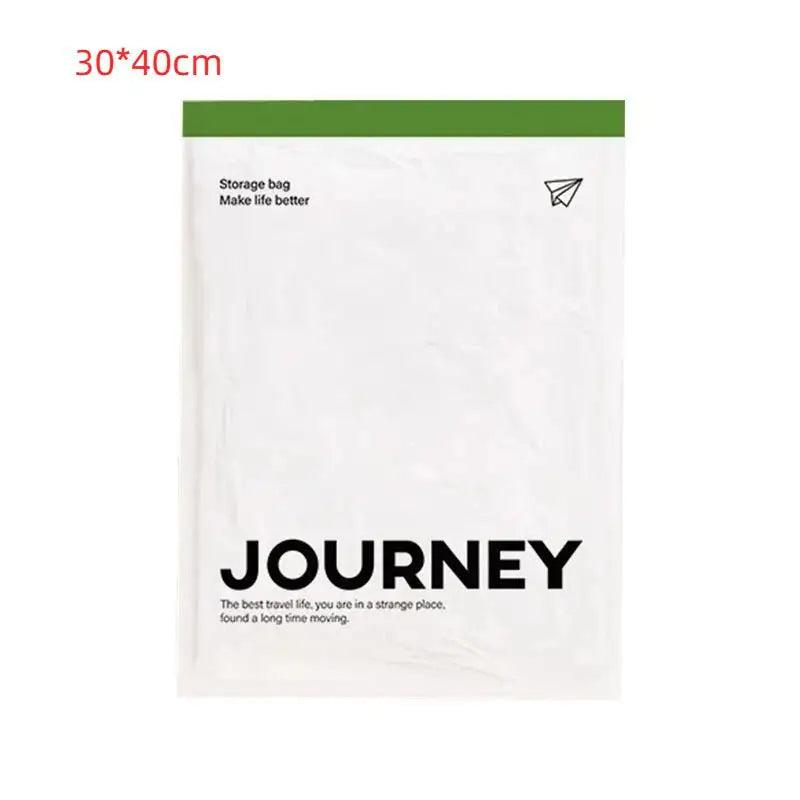 2Pcs Travel Special Hand-Rolled Vacuum Storage Bags No Pump Needed Reusable Space Saver for Luggage Clothes Packing Oasis Select A1